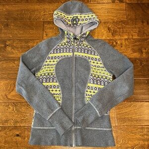 Lululemon Special Edition Fair Isle Scuba Jacket Size Small